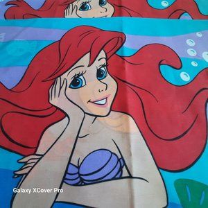 Disney Ariel  and Flounder Pillowcases.  Set of two.